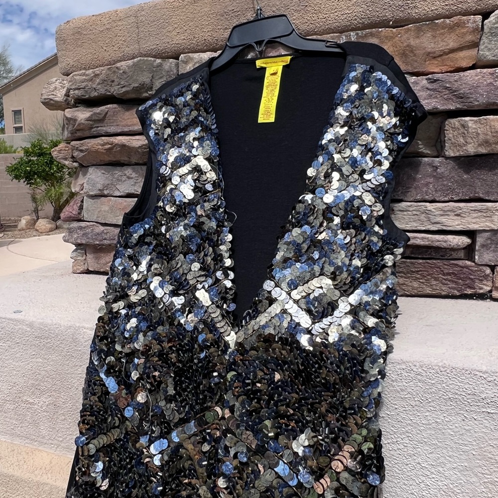 Cathrine Malandrino Sequence Vest Women’s Size 6 Fair Condition View 3